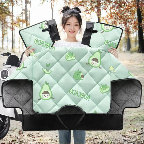 麦铃UT1电动车挡风被冬季加绒款