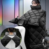 款 爱玛爱朵2024 QB33电动车挡风被冬季 加绒加厚电瓶车防风防雨罩