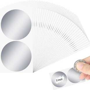 5cm金色银色刮刮乐标签贴纸抽奖游戏活动提高气氛用品DIY装饰贺卡