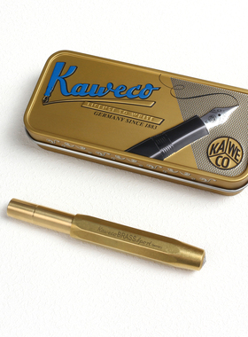 德国原装Kaweco Brass Sport黄铜系列口袋钢笔纯黄铜锻造练字送礼