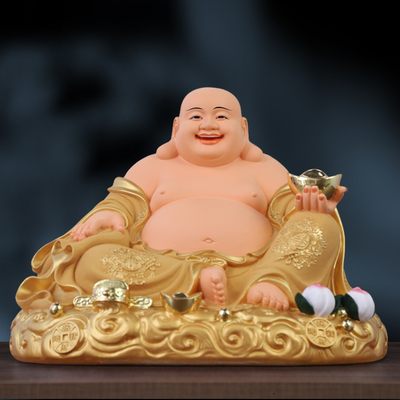 寺庙佛堂宽体笑佛树脂玻璃钢