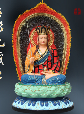 供奉寺庙地藏树脂佛像地藏王菩萨九华山抱娃神像大型2米3高地藏王