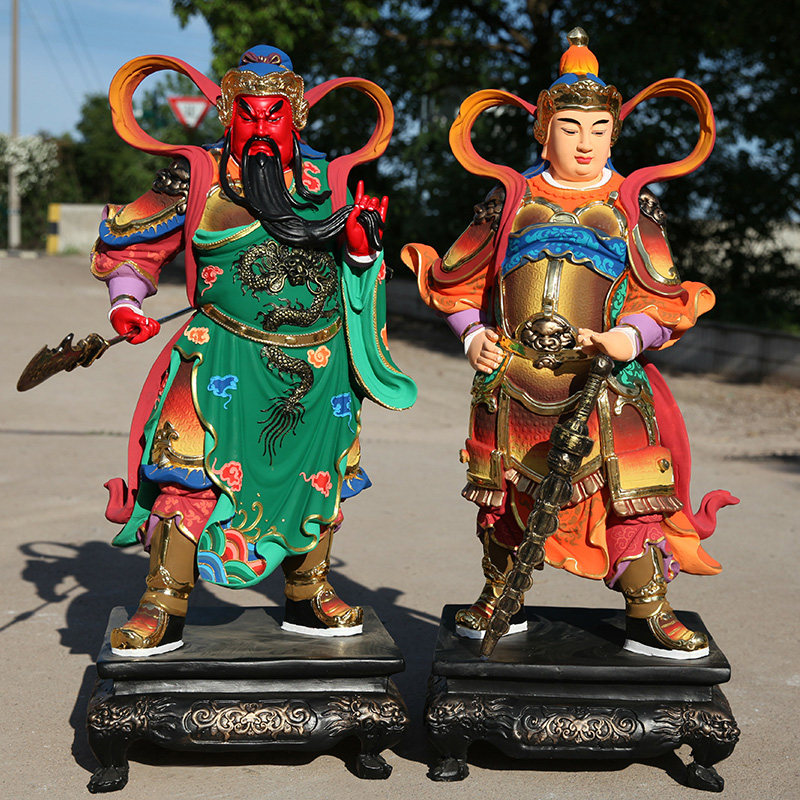 善吉树脂玻璃钢寺庙关公神像