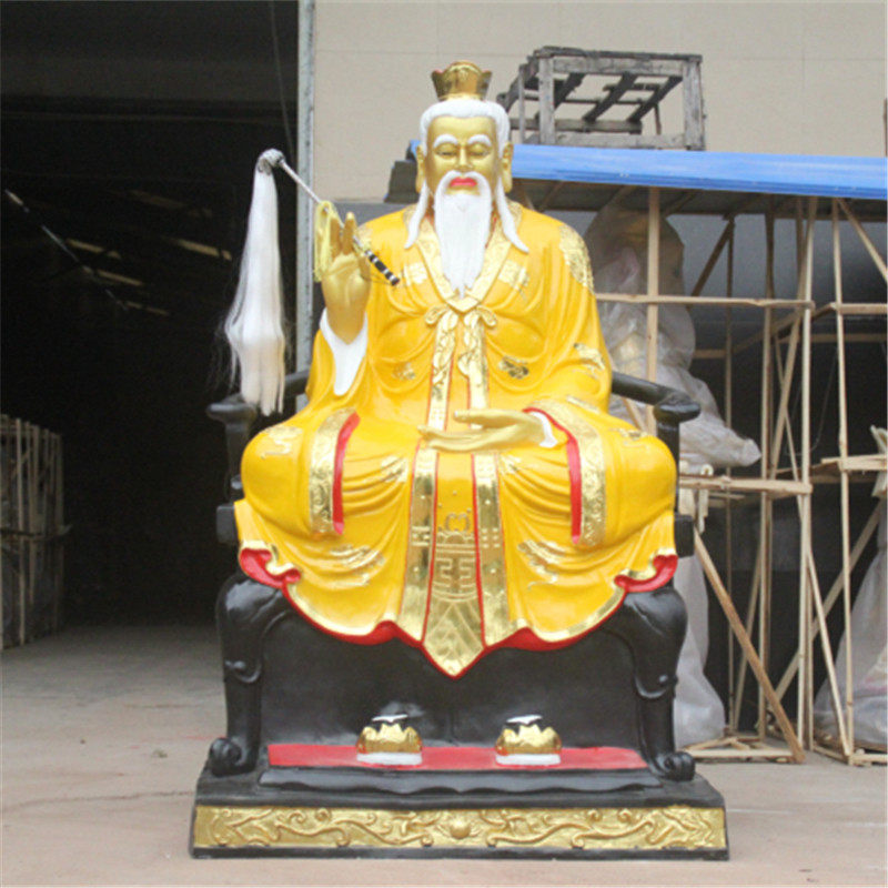 三清道祖善吉树脂寺庙太上老君