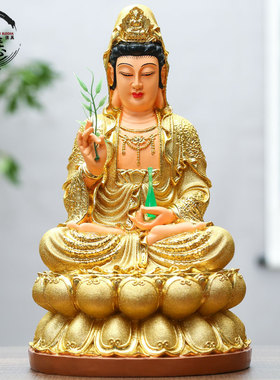 客厅树脂玻璃钢供奉观音佛像