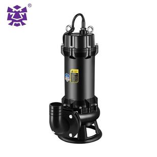 污水泵220V380V家用工业用抽污排污泵灌溉三相大型抽水 智能切割式