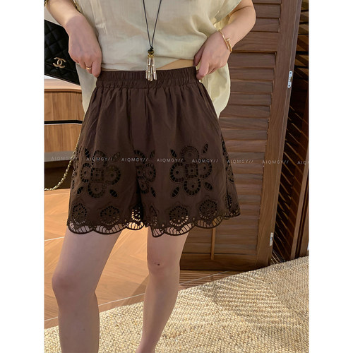 爱情魔鬼鱼蕾丝花边休闲短裤女