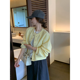 时尚 爱情魔鬼鱼 新款 圆领天丝夹克外套女2026年春季 宽松上衣 短款