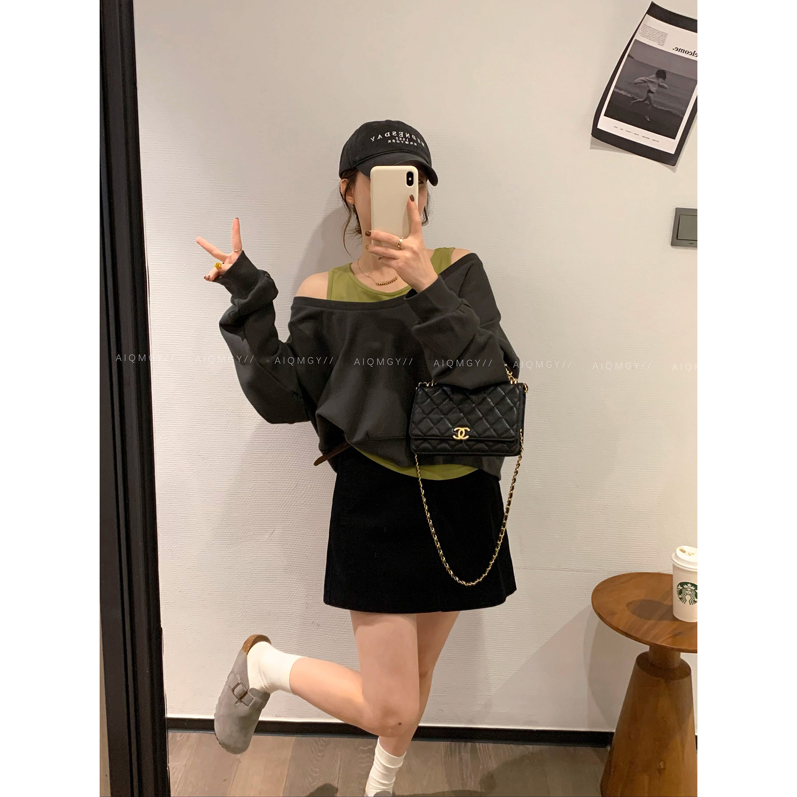 爱情魔鬼鱼套装卫衣吊带背心