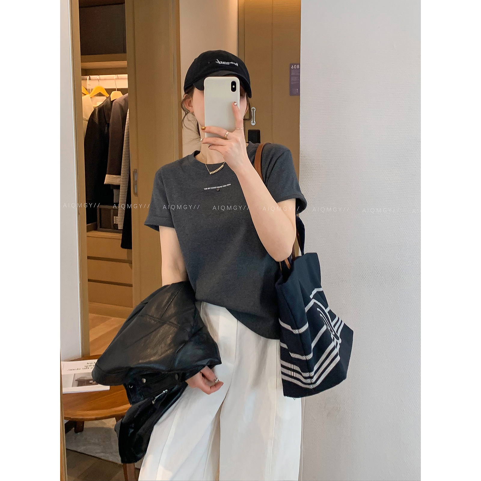 爱情魔鬼鱼 短袖圆领字母印花T恤女2026春季新款韩系百搭打底上衣