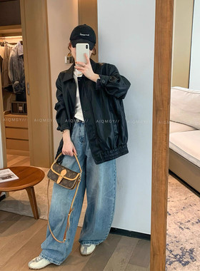 爱情魔鬼鱼翻领皮衣夹克机车服