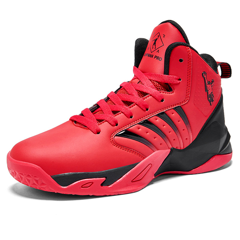 正品乔丹格兰秋冬男鞋46大码防水47红色高帮鞋本命年休闲鞋48A36