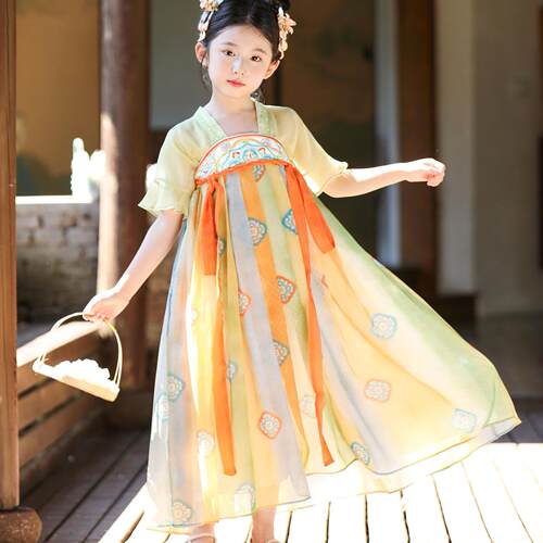 短袖夏季仙气中国风女童汉服