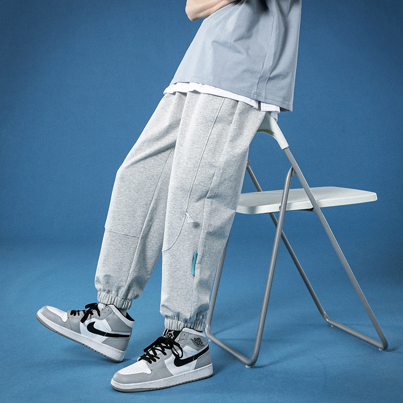 21/春季薄款休闲裤束脚条纹潮流情侣运动卫裤XZ1007-1K514P38，男装休闲裤，星座1602（原101B）