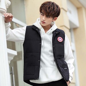 21时尚短款羽绒服马甲男女韩版潮流外套-YJ02P58图片