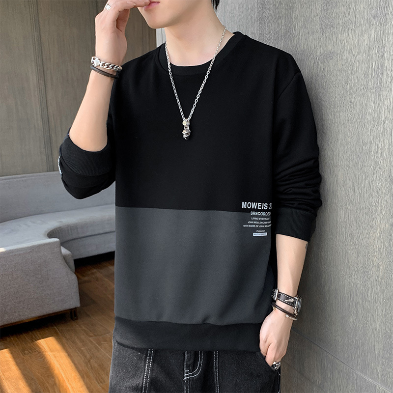 卫衣男春秋季新款潮流帅气休闲长袖t恤秋冬款百搭宽松打底衫t恤
