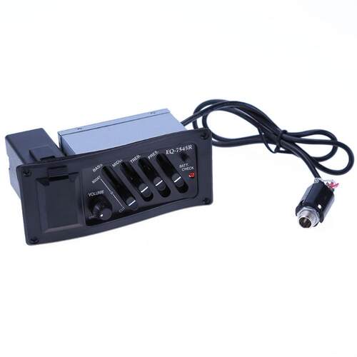 New 4 Band Acoustic Guitar Preamp Amplifier EQ 7545R