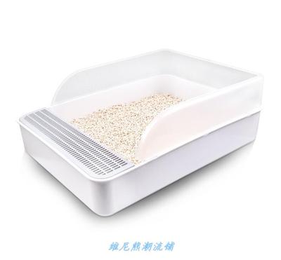 CAT ToiLeT LiTTer Box LiTTer TrAy WiTh SCoop猫砂盆