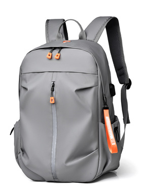New Backpack 15.6-inch Waterproof Splash Book Bag USB双肩包