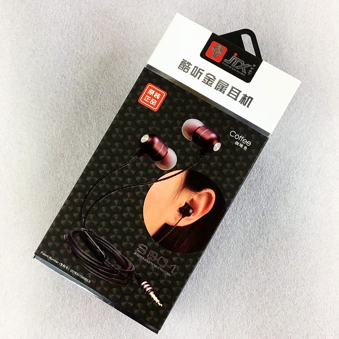 原装甲天下耳机带麦入耳式线控咖