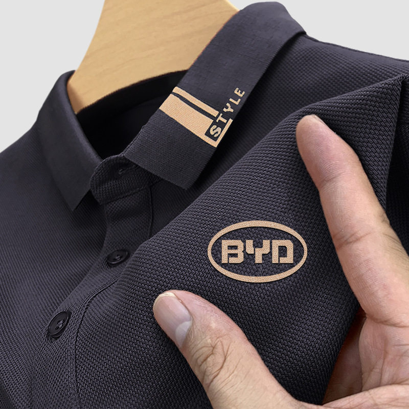 爆款冰丝polo衫定制工作服装印logo团队文化衫夏季短袖t恤订制