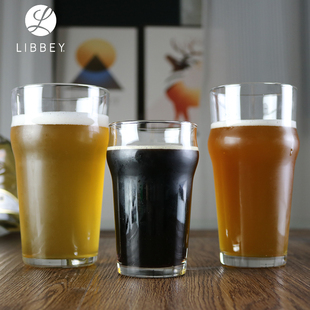 利比英式品脱啤杯饮品杯酒杯鹅岛专用啤酒杯皮尔森IPA品脱杯定制