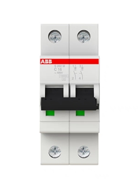 ABB微断 S202M-  C6 C10 C16 C20 C25 C32 C40 2P