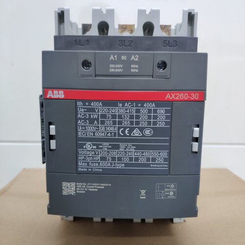 ABB交流接触器AX260-30-11 260A AX系列 ABB新款替代A260D-30-11