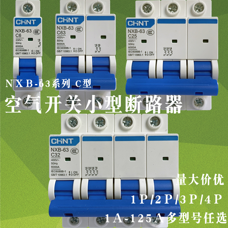 空气开关小型断路器40Ａ20Ａ正泰