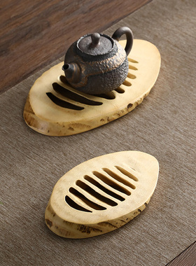 竹制品竹根杯垫壶托日式隔热垫茶垫子碗垫紫砂壶茶道养壶垫茶杯托