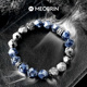 手链男生男款 玛瑙石头蓝水晶轻奢精致ins小众设计手串手环手饰
