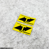 贴纸 头盔镜片侧贴一对入反光贴 贴花 TAlCHl 贴客部落車貼RE