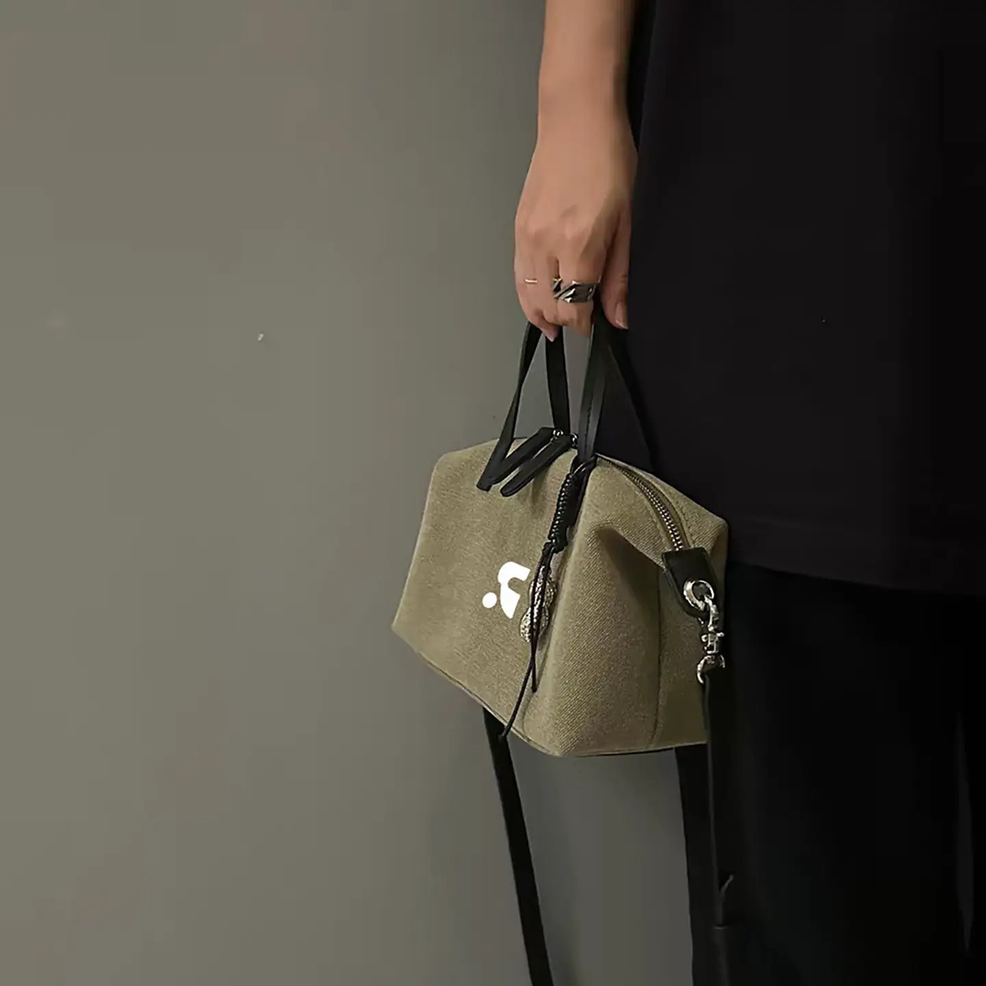 韩系复古美拉德简约手提包斜挎包