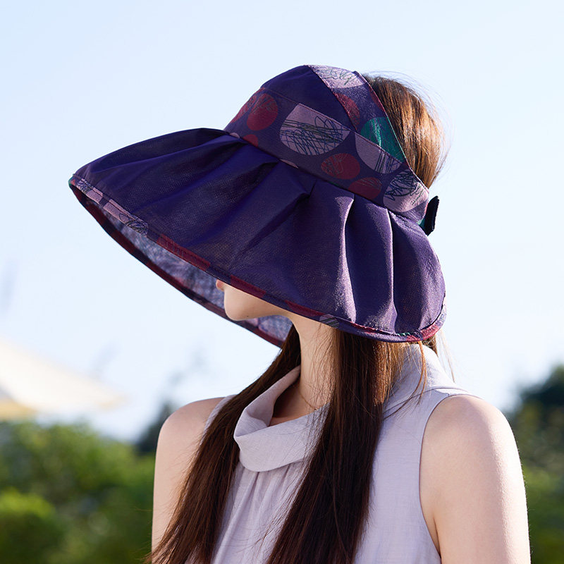 防晒大沿遮阳帽时尚透气盆帽女