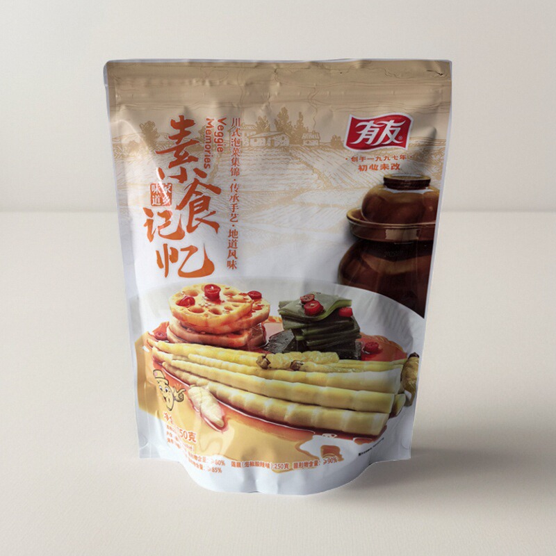 开市客代购 有友素食记忆750g山椒笋尖泡椒莲藕醋椒海带