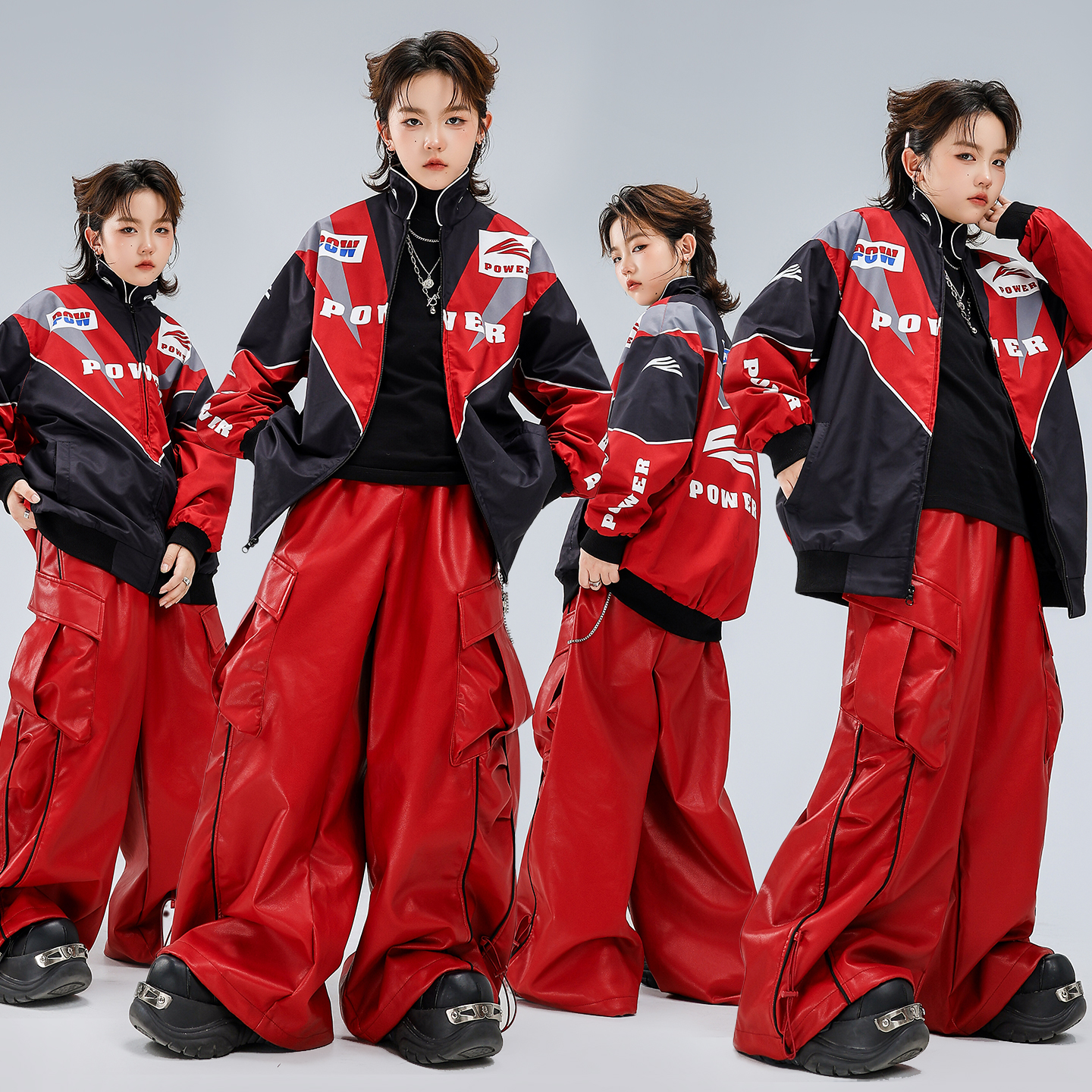 男童嘻哈炸街HIPHOP架子鼓表演服