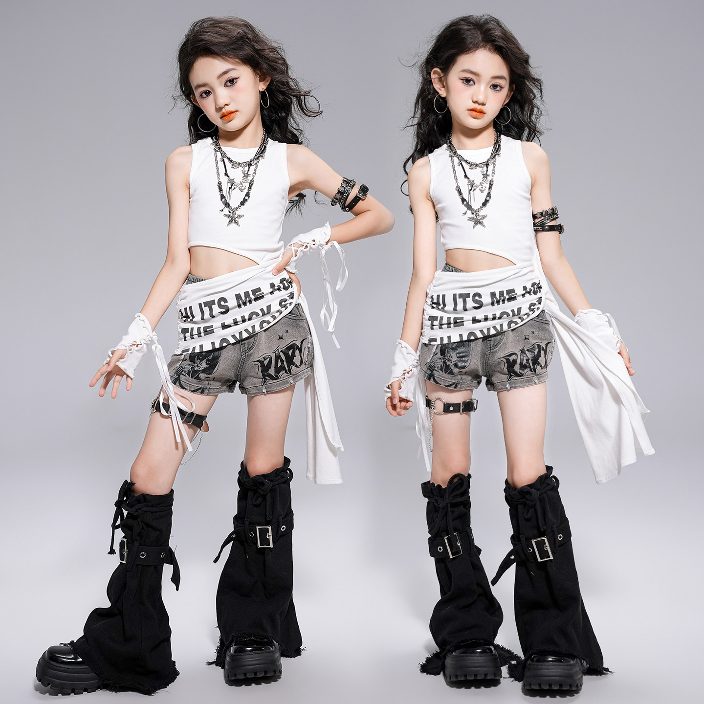 爵士舞女团韩版kpop打歌舞演出服