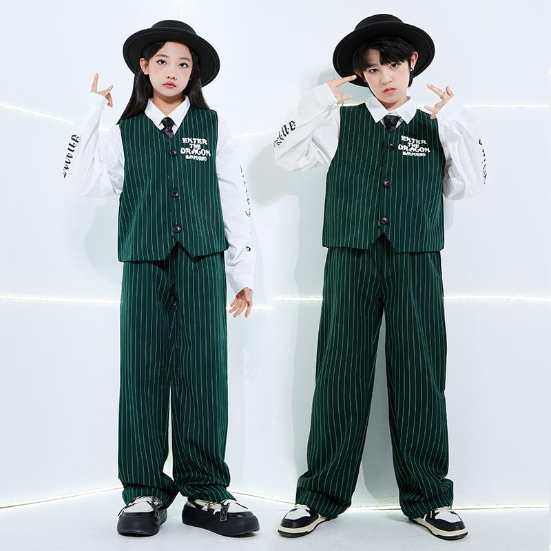 少儿poping男童嘻哈locking套装