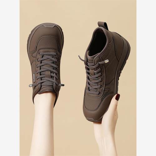 真皮软底软面休闲鞋女士