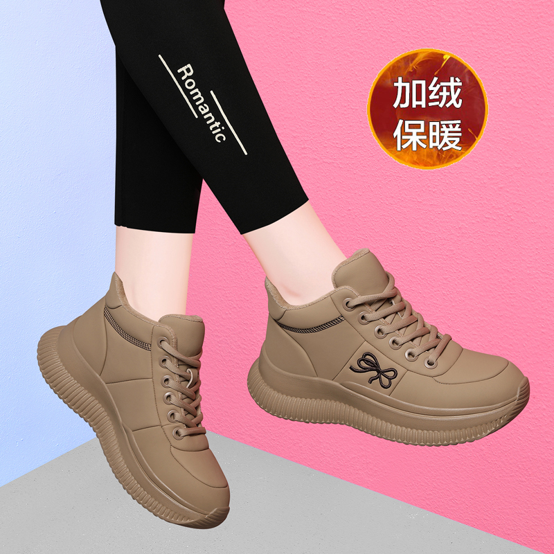 超软软底加绒保暖妈妈鞋