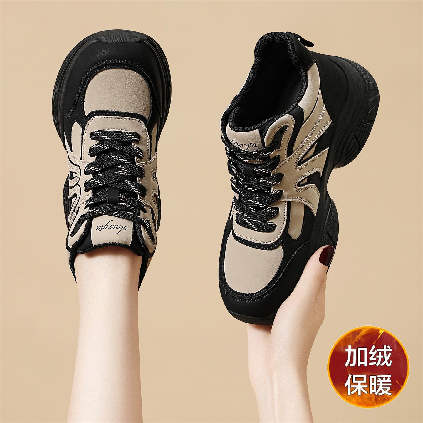 正品女鞋秋冬款士鞋子女2