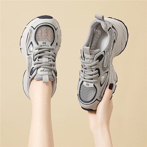 真皮老爹鞋女款2025新款