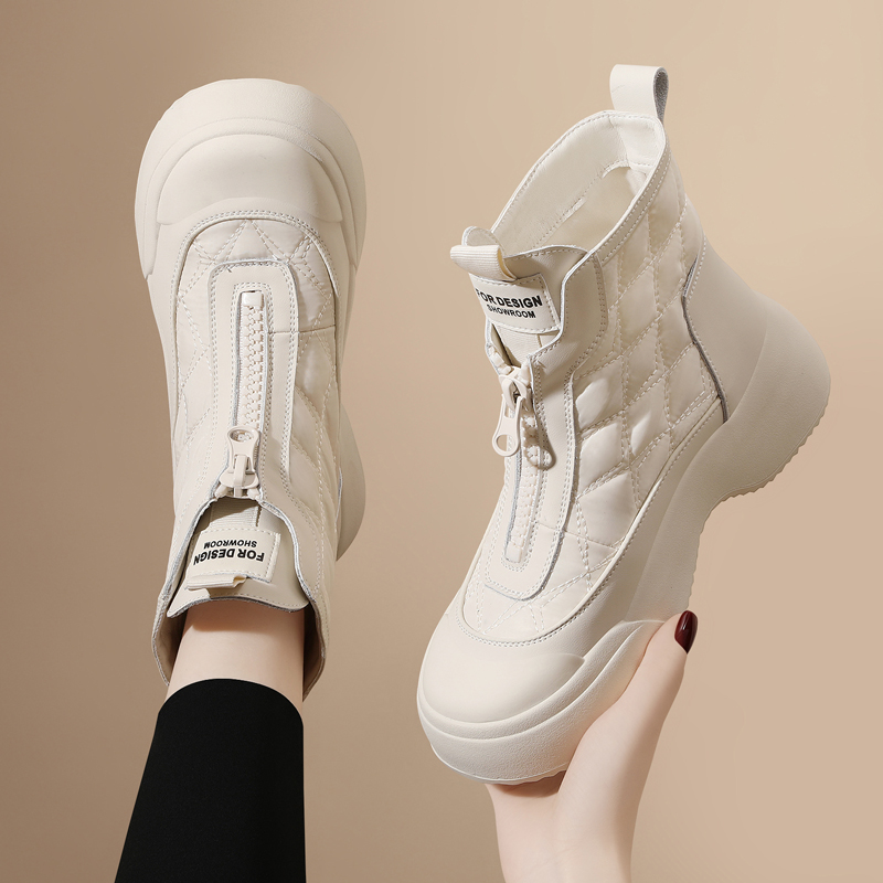 真皮小短靴女2025新款秋