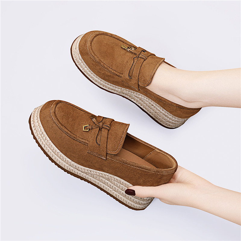 厚底单鞋女2025新款秋季