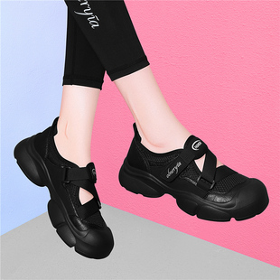 女鞋新款2025爆款时尚气质夏季老爹鞋网鞋透气网面运动休闲鞋百搭