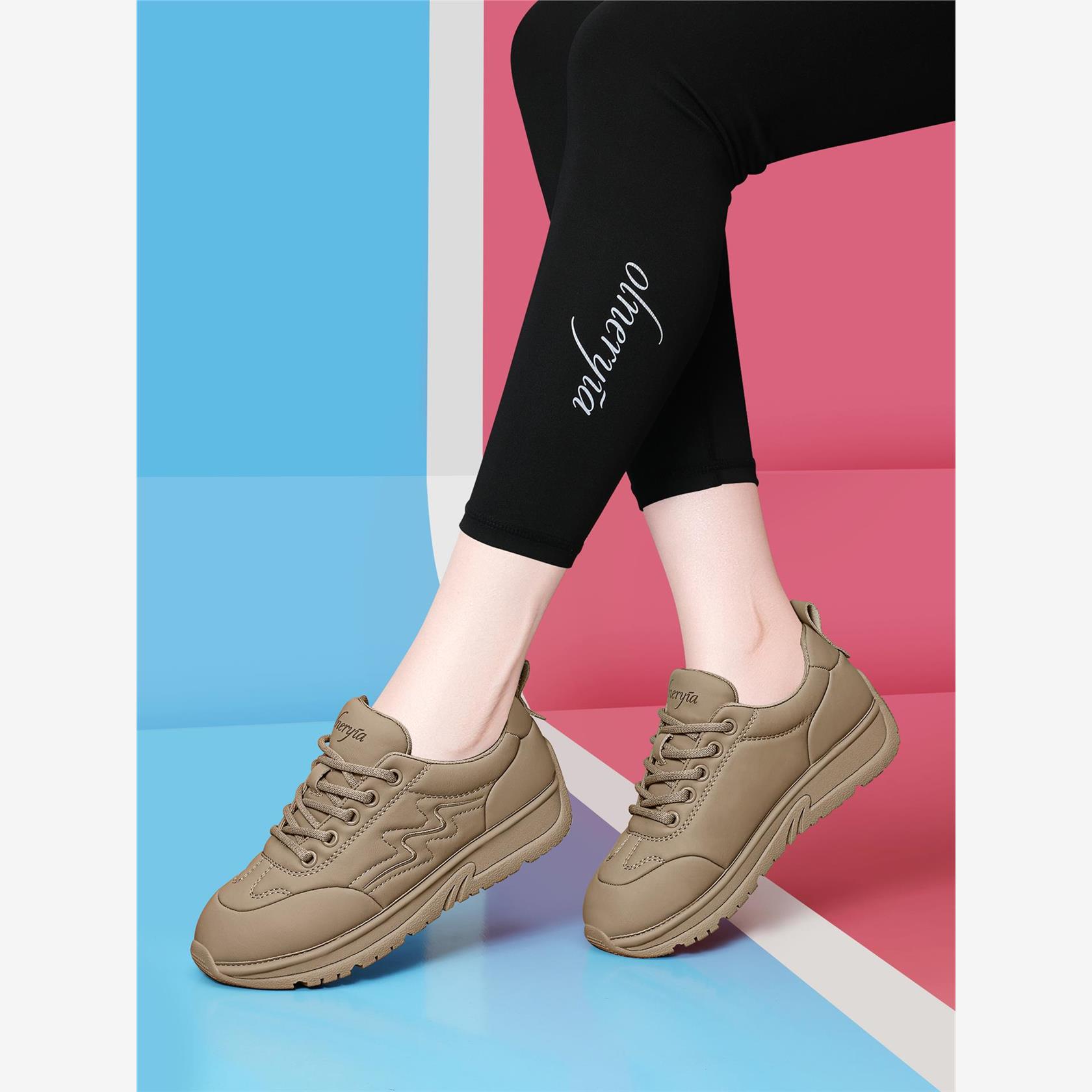 久站不累脚软底工作鞋女