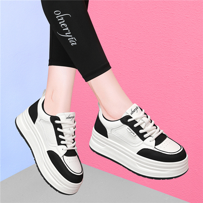 厚底增高轻便女款板鞋女2