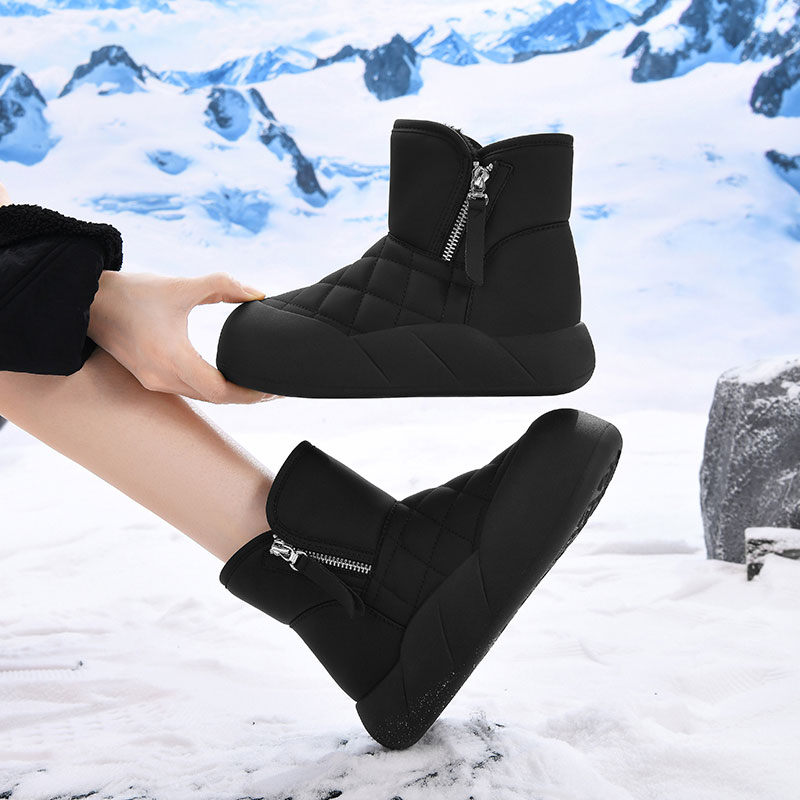 冬季加绒加厚保暖棉鞋2025新款东北户外零下40度抗寒保暖雪地靴女