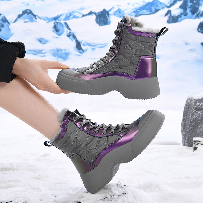 东北户外加绒保暖雪地靴2