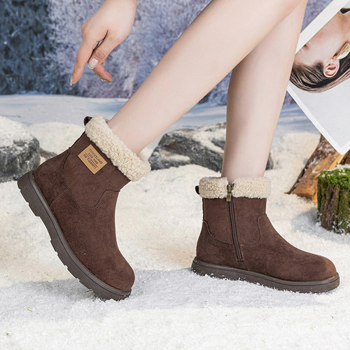 真皮马丁靴女2025年冬季